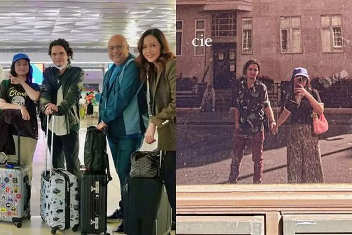 7 Potret Liburan Keluarga Maia Estianty ke London, Seru Ajak Calon Mantu