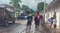 Kondisi hunian sementara bagi korban erupsi gunung Laki-Laki di Kabupaten Flores Timur, NTT. (Liputan6.com/ Ola Keda)