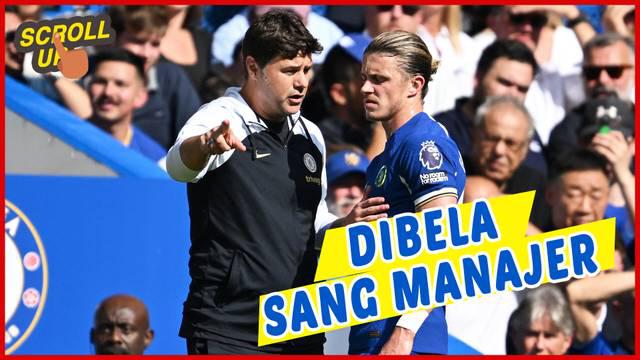 Berita video Scroll Up: pemain Chelsea, Conor Gallagher dibela Mauricio Pochettino usa videonya viral di sosial media