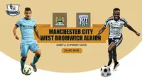 Manchester City vs West Bromwich Albion (Liputan6..com/Sangaji)