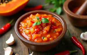 Resep Sambal Pepaya Matang, Pedas Manis dan Gurih yang Menggugah Selera