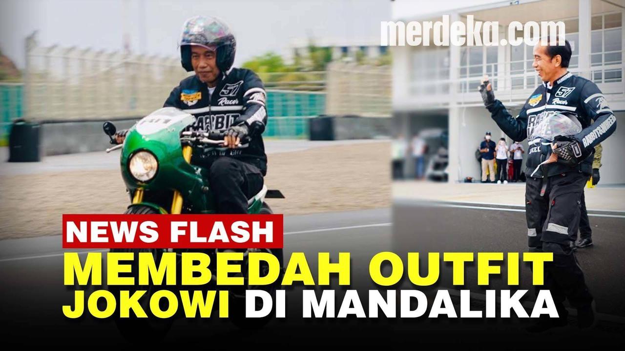 VIDEO: Rincian Outfit Kece Presiden Jokowi Buat Jajal Sirkuit Mandalika