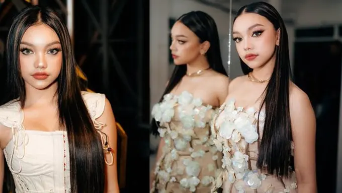 Potret Naura Ayu dengan makeup bold (credit: instagram/naura.ayu)