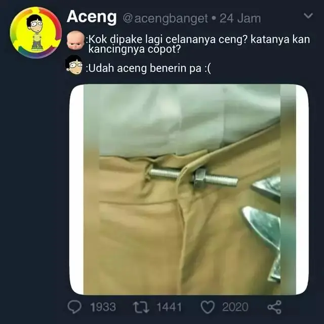 6 Potret Kancing Baju dan Celana Nyeleneh Ini Cara Pakainya Bikin Repot