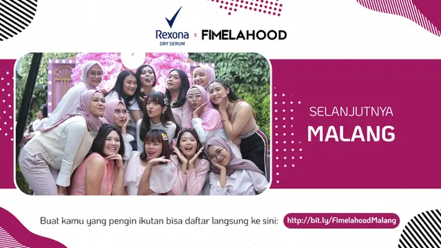 Rexona x Fimelahood Menuju Malang, Segera Daftar di Sini