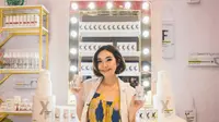 Gisella Anastasia di acara Anniversary 10 tahun Gloskin