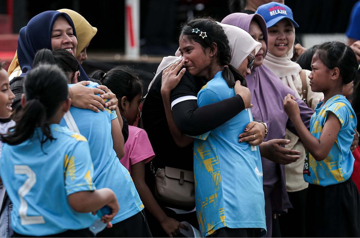 FOTO: Keseruan Murid SD Bermain Bola saat MilkLife Soccer Challenge-Jakarta 2025