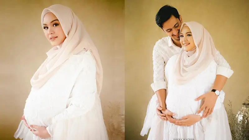 6 Gaya Maternity Shoot Vebby Palwinta Jelang Melahirkan, Romantis Bareng Suami