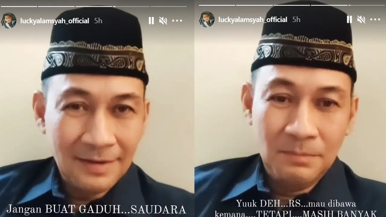 Unggahan Lucky Alamsyah  (Instagram @luckyalamsyah_official)