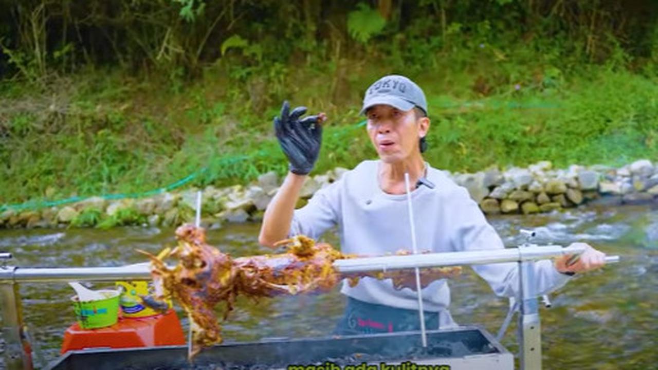 Cara Bikin Kambing Guling Utuh Masih ada Kulitnya Ala Si Jangkung, Dijamin Enak dan Gurih