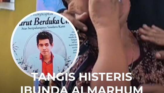 Tangis Histeris Ibunda Almarhum Alfonsius Albinus Mehan Korban Penembakan KKB Papua