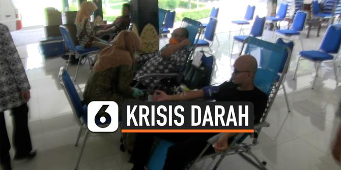 VIDEO: Sleman Krisis Donor Darah di Tengah Pandemi Corona