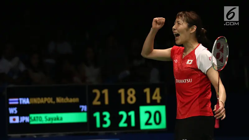 Sayaka Sato Melenggang ke Final Indonesia Open 2017