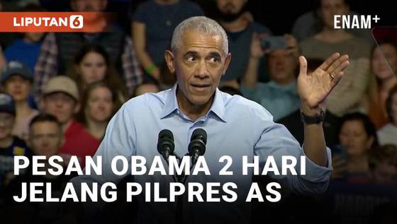 VIDEO: Obama Dorong Pemilih Milwaukee untuk Dukung Kamala Harris di Pemilu