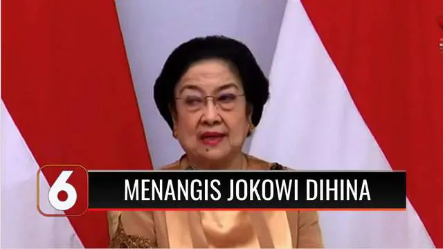 VIDEO: Menangis Presiden Jokowi Dihina, Megawati: Beliau Sampai Kurus Memikirkan Rakyat
