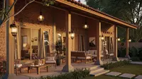 7 Inspirasi Rumah Kecil dengan Teras Keliling ala Rumah Jawa, Modern, Adem, dan Fungsional