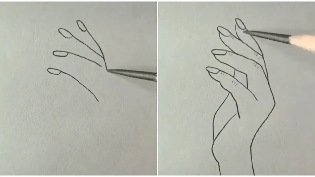 Berbeda dari Tutorial, Begini Hasil Gambar Tangan Netizen yang Kocak
