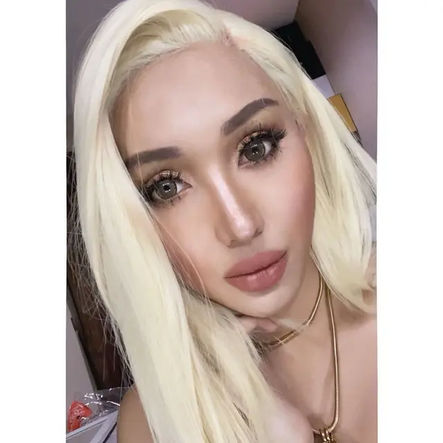 Usai Filer Bibir, Ini 5 Potret Lucinta Luna Pakai Wig Berwarna Cerah