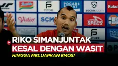 Berita video penggawa Persija Jakarta, Riko Simanjuntak luapkan kekecewaannya dengan pengadil lapangan hingga meledak-ledak.