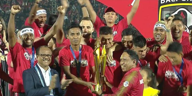 VIDEO: Selebrasi Bali United Juara Liga 1 2019