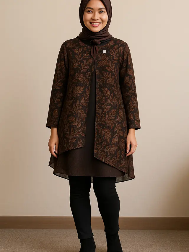 Rekomendasi Tunik Simpel Bernuansa Batik untuk Wanita Dewasa yang Tetap Indah/Ilustrasi gambar oleh AI