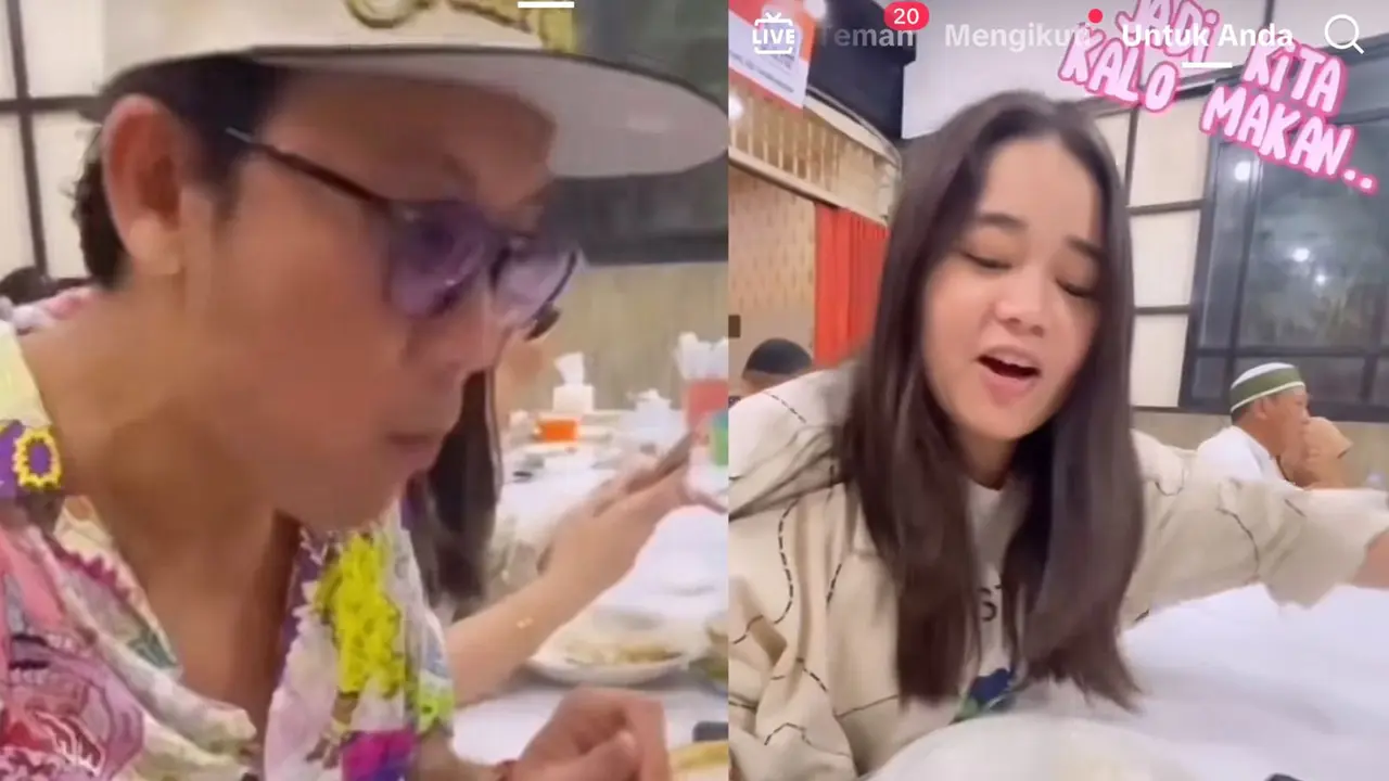 Denny Sumargo mengajak istrinya ke tempat mereka kencan pertama kali, sebuah rumah makan pinggir jalan