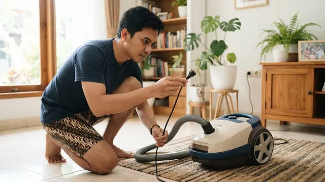 Periksa Kondisi Kabel, Baterai, dan Motor