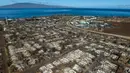 Jumlah korban tewas kebakaran hutan Hawaii masih terus meningkat hingga mencapai 101 orang. Kebakaran tersebut menyambar dengan cepat karena terbawa angin dan sistem peringatan kebakaran hutan di Hawaii dilaporkan tidak berfungsi. (AP Photo/Jae C. Hong)