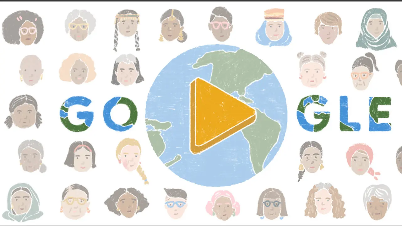 Google doodle International Women Day
