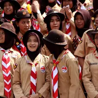 Mari rayakan Hari Pramuka dengan melakukan senam Gemu Fa Mi Re di pagi hari! | via: pramukauinjogja.com