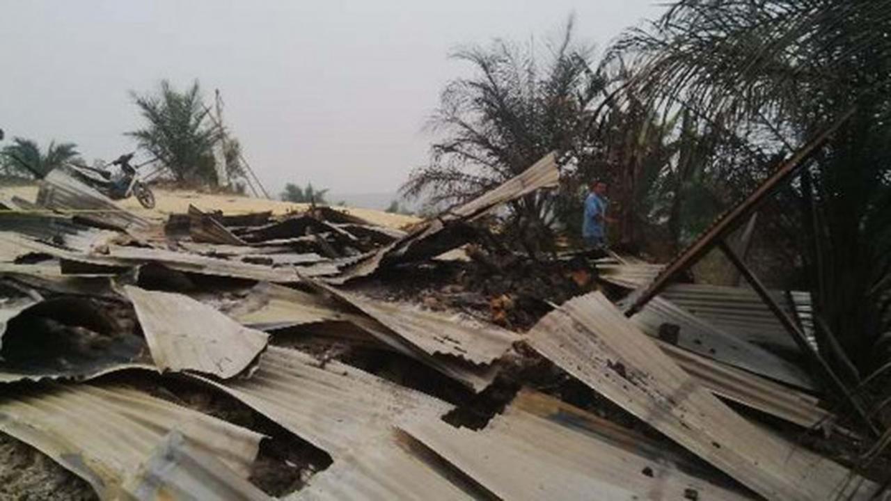 Ini 37 rumah yang dirusak PT Rimba Lazuardi gara-gara sengketa lahan