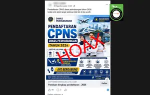 Kumpulan Hoaks Pendaftaran CPNS Dinas Perhubungan 2026, Cek Faktanya