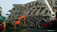 Gempa berkekuatan 6,4 SR mengguncang selatan Taiwan pagi ini dari kedalaman 16,7 km.