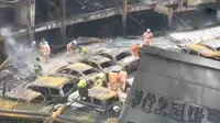 Ruang Pamer Terbakar, 570 Mobil di Korea Hangus