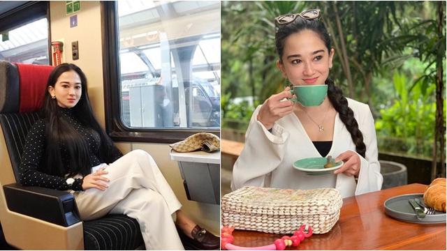 6 Gaya Natasha Ratulangi Saat Berbusana Monokrom Tampil Stylish Surabaya Liputan6 Com