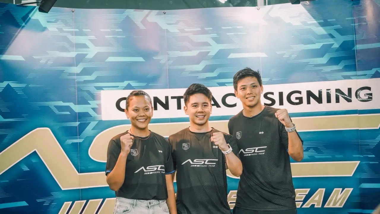 2 atlet padel top Indonesia Novela Rezha dan Anak Agung Ngurah Adyasmaka Wibawa bergabung dengan ASC Padel Team.