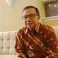 Ketua PP Muhammadiyah Bidang Konsolidasi dan Kaderisasi, Dahlan Rais di kampus UMS, Selasa (30/7).(Liputan6.com/Fajar Abrori)