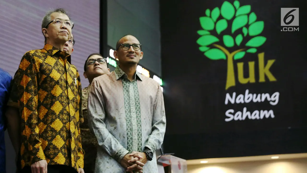 20170602-Sandiaga Uno Buka Perdagangan Bursa-Angga