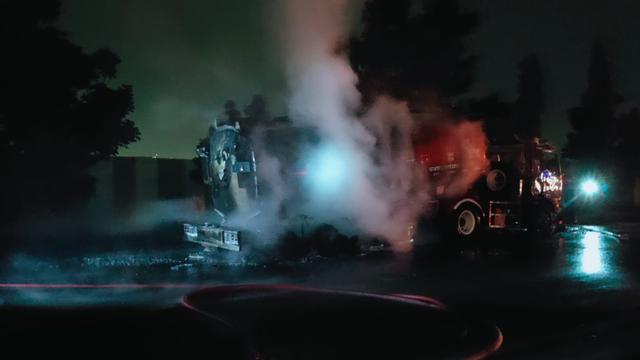 Truk Tangki Terbakar