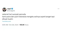 6 Cuitan Sumpah Pemuda Ala Netizen Ini Bikin Tepuk Jidat, Banyak yang Relate