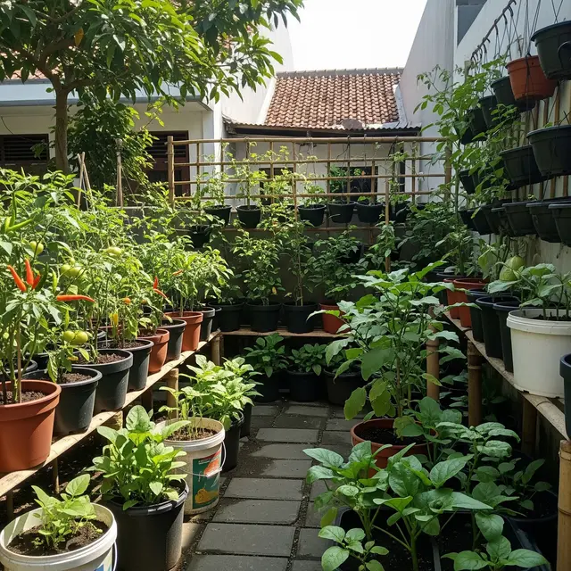 9 Ide Kebun Sayur di Lahan Kecil agar IRT Tidak Sering Belanja di Pasar