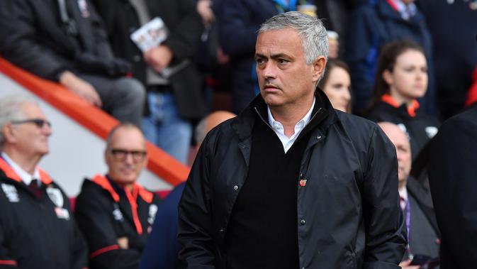 Manajer Manchester United (MU) Jose Mourinho. (AFP/Ben Stansall)