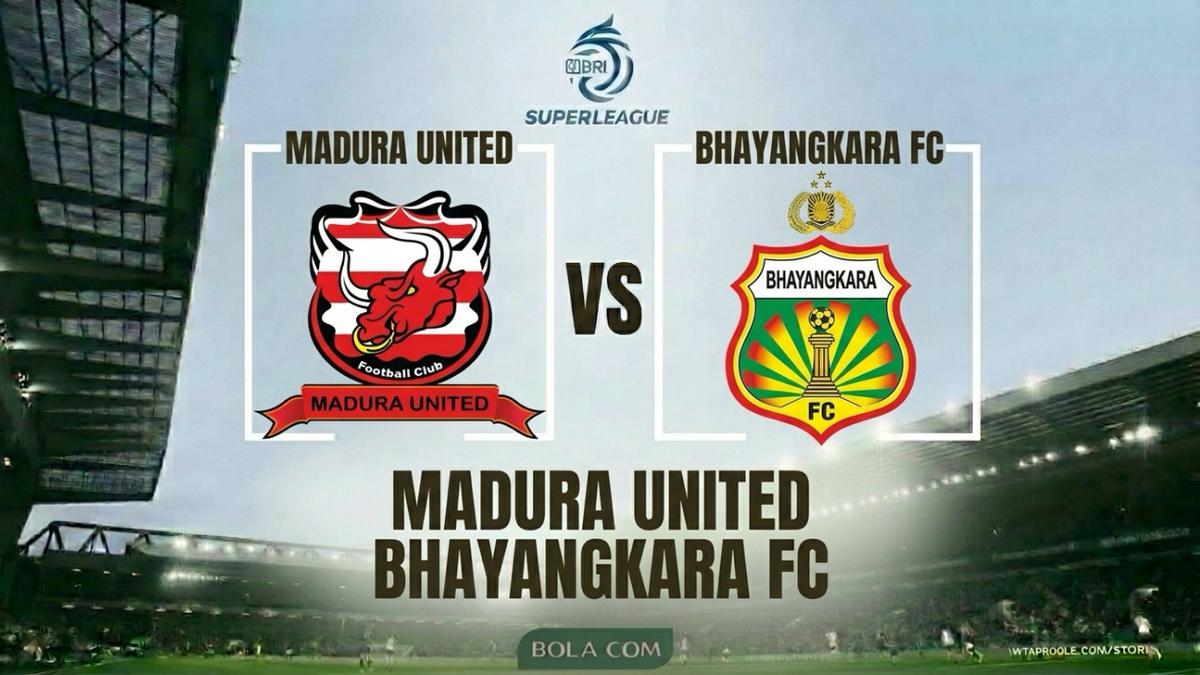 Prediksi Madura United Vs Bhayangkara FC di BRI Super League: Batu Sandungan Lainnya untuk Laskar Sape Kerrap?