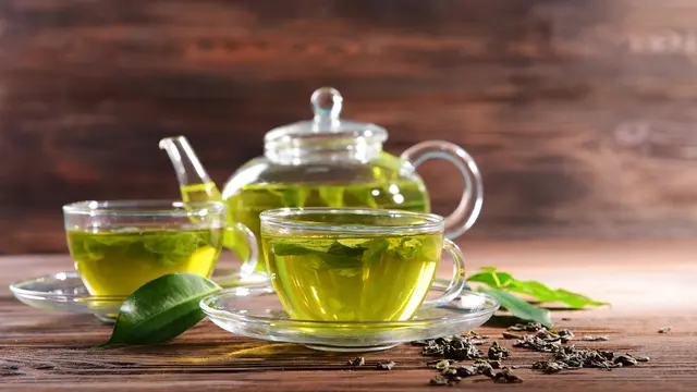 daun binahong teh hijau