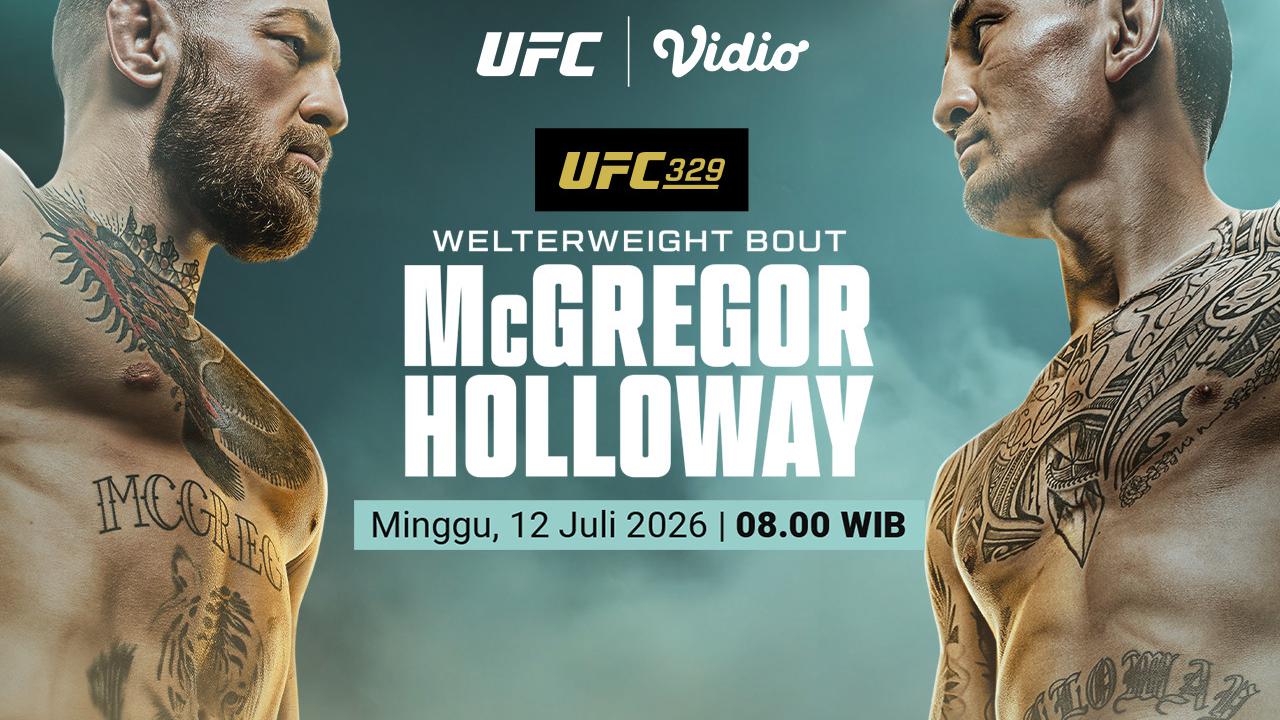 UFC 329 McGregor vs Holloway: Rematch Bersejarah di Las Vegas Hanya di Vidio