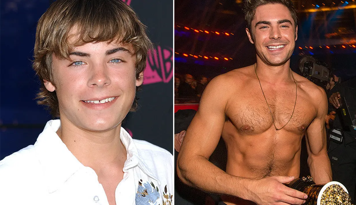 No words banget deh buat Zac Efron. Perubahannya bisa bikin megap-megap! (Ten Facts Alive)