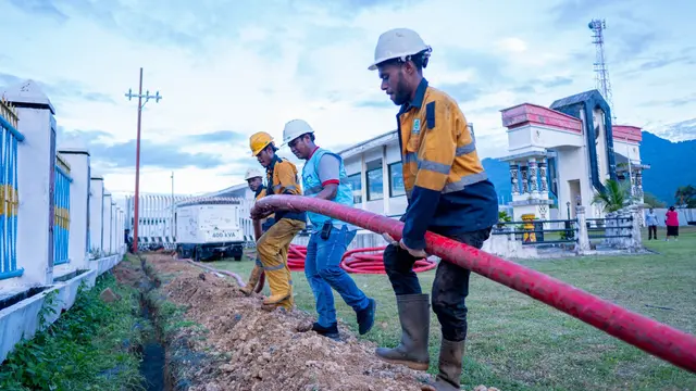 PT PLN (Persero) dan pemerintah Papua Nugini membahas tindak lanjut rencana pasokan listrik dari Indonesia ke Papua Nugini, Kamis, (7/9/2023). (Dok PLN)