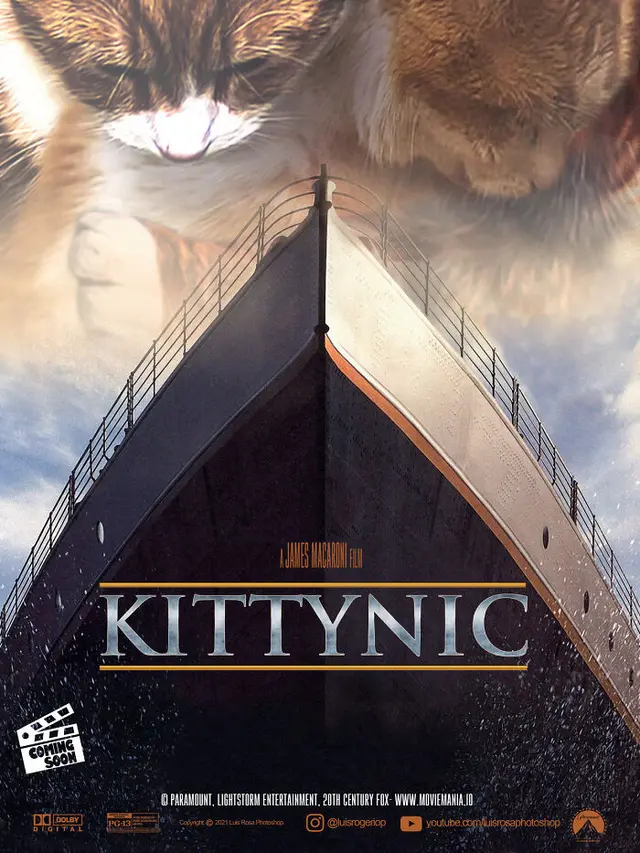 8 Parodi Poster Film Ini Kocak, Peran Utama Diganti Kucing Lucu