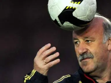 Pelatih Timnas Spanyol, Vicente del Bosque (AFP Photo/STF/ Mustafa Ozer)