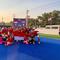 Timnas Hoki Outdoor Putra Indonesia berhasil meraih tiket ke Asian Games 2026, setelah memecundangi Thailand pada laga terakhir Pool A kualifikasi di Royal Thai Air Force Hockey Field, Bangkok, Senin (6/4/2026). (dok. Dharma Raj)
